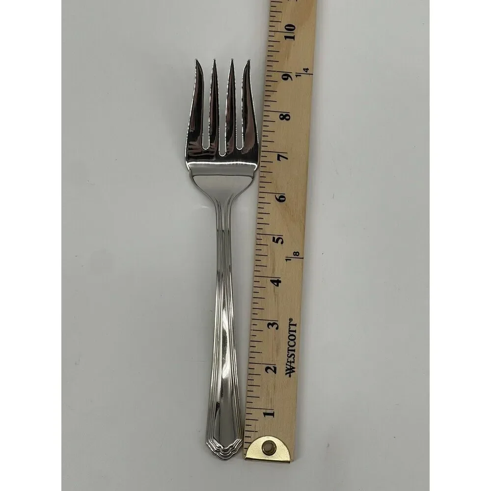 Lenox ARCHWAY 18/10 Stainless Large Cold Meat Serving Fork 9 1/8